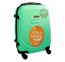 Vaikiškas plastikinis lagaminas Gravitt 310-S Šviesiai žalias