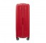 Didelis plastikinis lagaminas Samsonite HI-FI D Raudonas