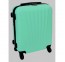 Mažas plastikinis lagaminas Gravitt 888A-M Šviesiai žalias