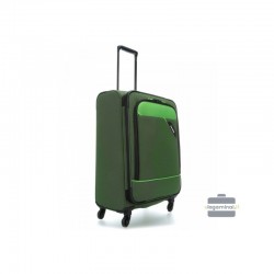 Keskmise suurusega kohver Travelite Derby V roheline