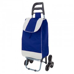 Pirkinių vežimėlis Gravitt 8216B Mėlynas/pilkas