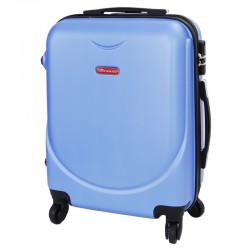 Mažas plastikinis lagaminas Gravitt 310A-M Šviesiai mėlynas