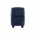 Mažas plastikinis lagaminas Wings DQ181-04-M Tamsiai mėlynas