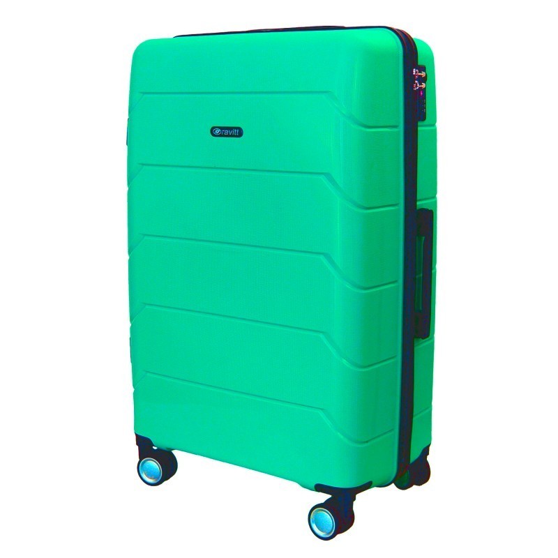 Keskmise suurusega kohvrid Gravitt 8002-V green