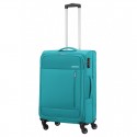 Keskmise suurusega kohvrid American Tourister Heat Wave V aqua-blue