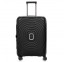 Vidutinis plastikinis lagaminas Swissbags Echo V Juodas