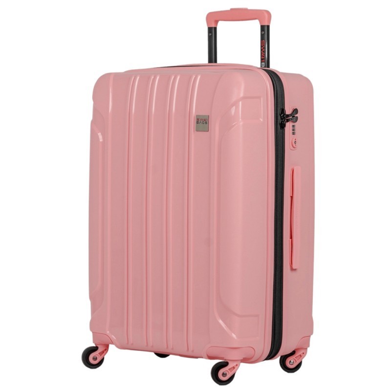Keskmise suurusega kohver Swissbags Tourist-V Pastel Rose