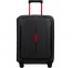 Mažas plastikinis lagaminas Samsonite Essens M Juodas (Charcoal Red)