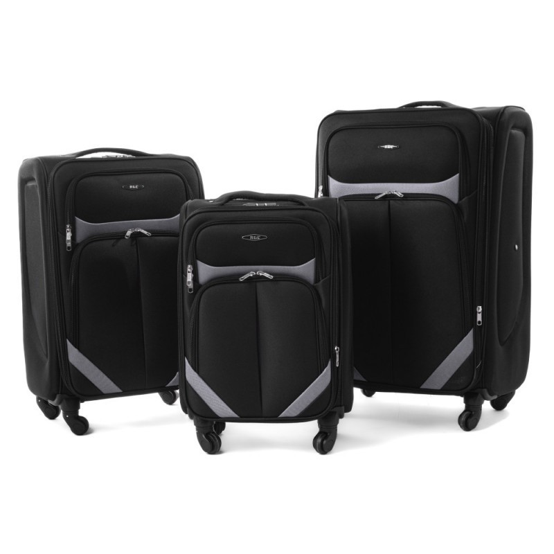 Keskmise suurusega kohver RGL S-010 V black-grey