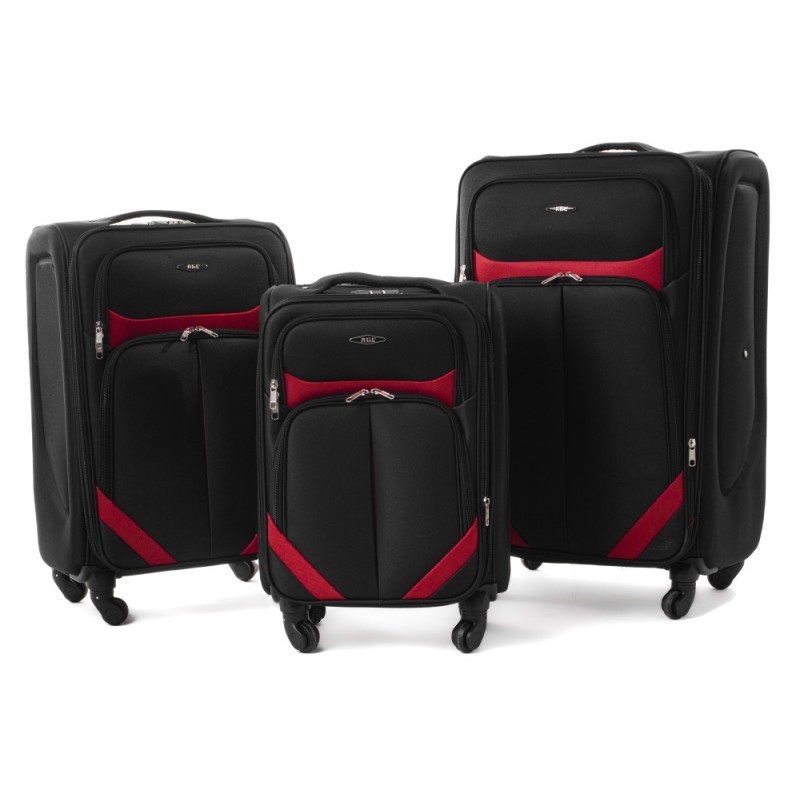 Käsipagasi kohver RGL S-010 M black-red