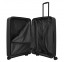 Didelis plastikinis lagaminas Travelite Air Stripe D Juodas