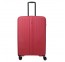 Didelis plastikinis lagaminas Travelite Air Stripe D Raudonas