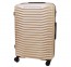 Didelis plastikinis lagaminas Gravitt PC11 D Šampano spalva (Beige gold)