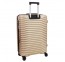Didelis plastikinis lagaminas Gravitt PC11 D Šampano spalva (Beige gold)