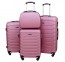 Vidutinis plastikinis lagaminas Gravitt 1131 V Rožinis (Silver Pink)