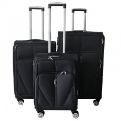 Keskmise suurusega kohver Gravitt 1702-4V Black 