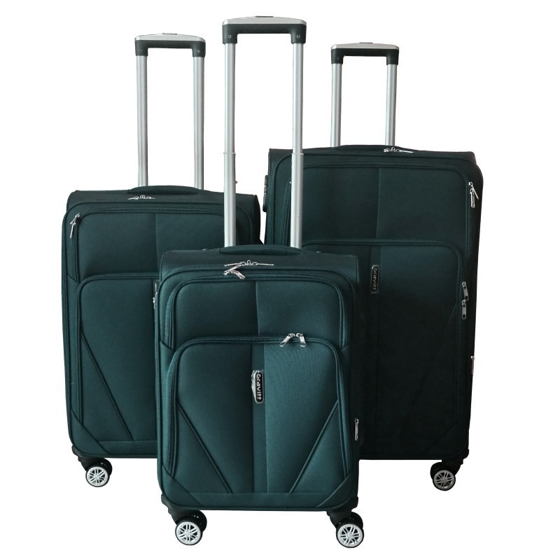Keskmise suurusega kohver Gravitt 1702-4V Dark grey 