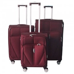 Keskmise suurusega kohver Gravitt 1702-4V red wine 