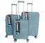 Didelis plastikinis lagaminas Gravitt GR088 D Mėlynas (Grey blue)