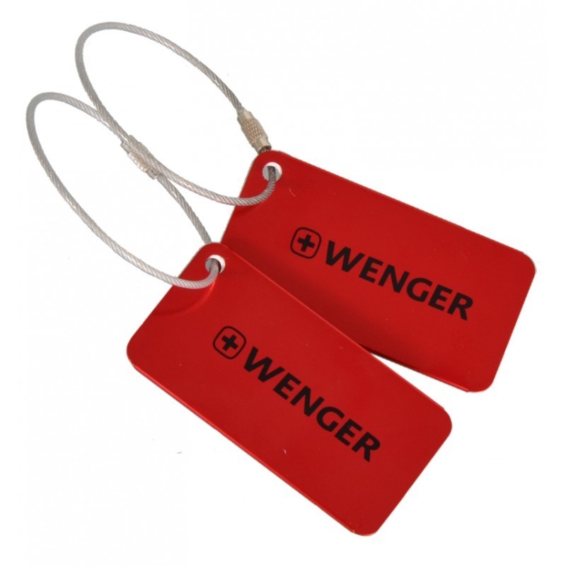 2 tk Wenger pagasisildid omanikuandmetega - Wenger luggage tags