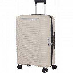 Vidutinis plastikinis lagaminas Samsonite Upscape V Kreminis (Sandstone)