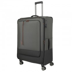Labai didelis medžiaginis lagaminas Travelite Crosslite 5.0 LD Žalias (Dark Olive)