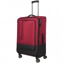 Didelis medžiaginis lagaminas Travelite Crosslite 5.0 D Raudonas