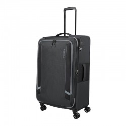 Didelis medžiaginis lagaminas Travelite Corsiica D Juodas