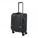 Mažas medžiaginis lagaminas Travelite Corsiica M Juodas
