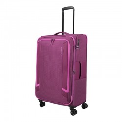 Didelis medžiaginis lagaminas Travelite Corsiica D Rožinis