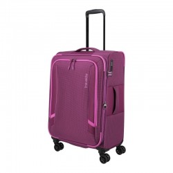 Vidutinis medžiaginis lagaminas Travelite Corsiica V Rožinis