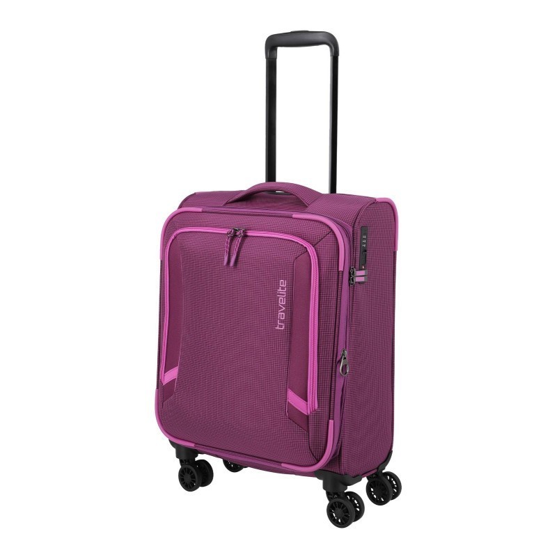 Mažas medžiaginis lagaminas Travelite Corsiica M Rožinis