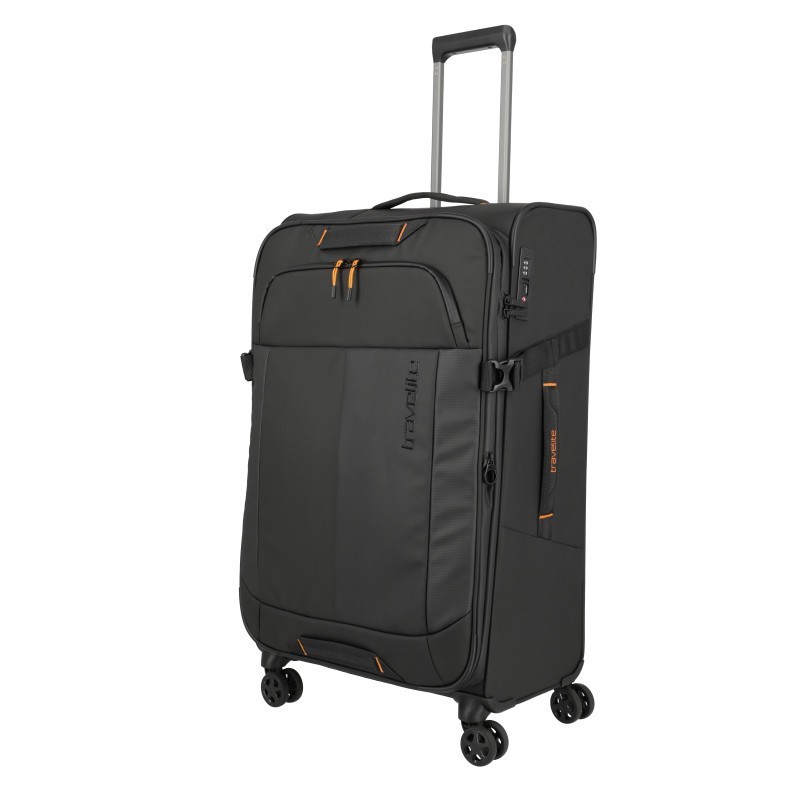 Didelis medžiaginis lagaminas Travelite Briize D Juodas