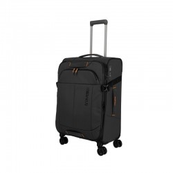 Vidutinis medžiaginis lagaminas Travelite Briize V Juodas