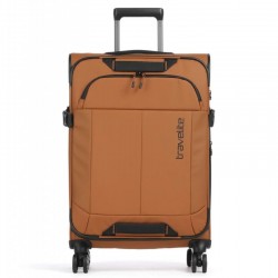 Vidutinis medžiaginis lagaminas Travelite Briize V Rudas (Curry)